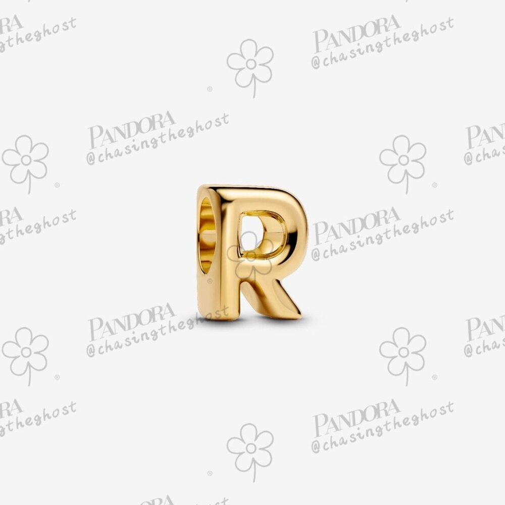 Pandora Letter R Alphabet Charm